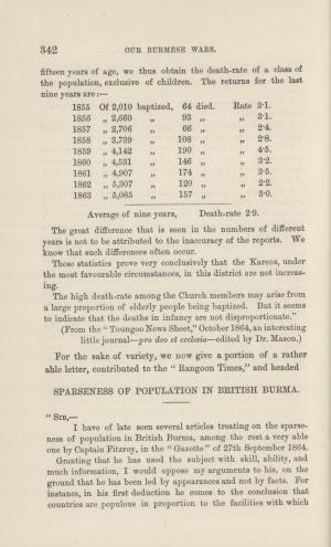 Digitalisierte Sammlungen der Staatsbibliothek zu Berlin Werkansicht: Our  Burmese wars and relations with Burma: being an abstract of military and  political operations, 1824-25-26, and 1852-53 ; with various local,  statistical, and commercial