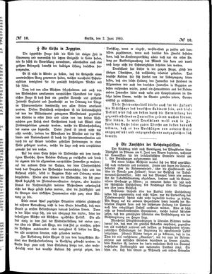 Neueste Mittheilungen vom 02.06.1882