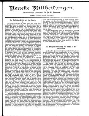 Neueste Mittheilungen vom 25.07.1893