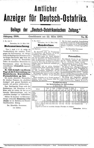 Deutsch-Ostafrikanische Zeitung vom 22.03.1900