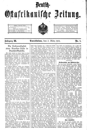 Deutsch-Ostafrikanische Zeitung vom 02.03.1901