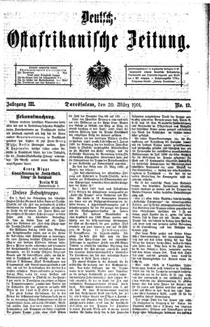 Deutsch-Ostafrikanische Zeitung vom 30.03.1901