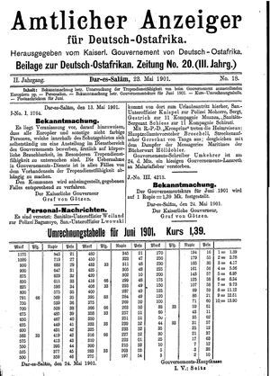 Deutsch-Ostafrikanische Zeitung vom 23.05.1901