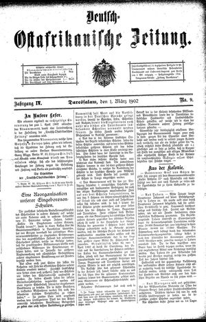 Deutsch-Ostafrikanische Zeitung vom 01.03.1902