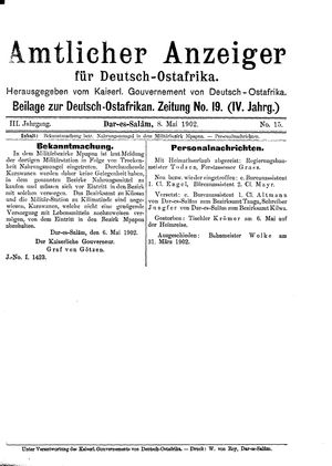 Deutsch-Ostafrikanische Zeitung on May 8, 1902