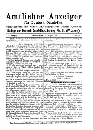 Deutsch-Ostafrikanische Zeitung vom 02.08.1902
