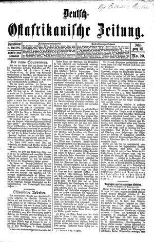 Deutsch-Ostafrikanische Zeitung on May 19, 1906