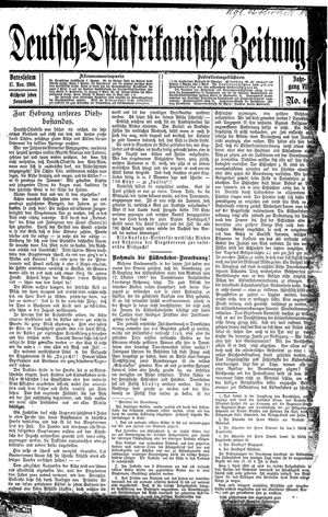 Deutsch-Ostafrikanische Zeitung vom 17.11.1906