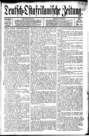 Deutsch-Ostafrikanische Zeitung vom 08.12.1906
