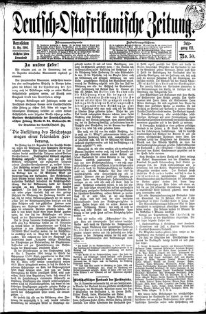 Deutsch-Ostafrikanische Zeitung vom 15.12.1906