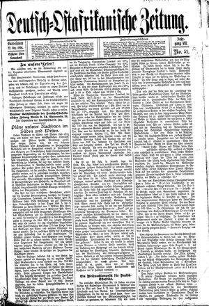 Deutsch-Ostafrikanische Zeitung vom 22.12.1906