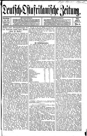 Deutsch-Ostafrikanische Zeitung vom 09.02.1907