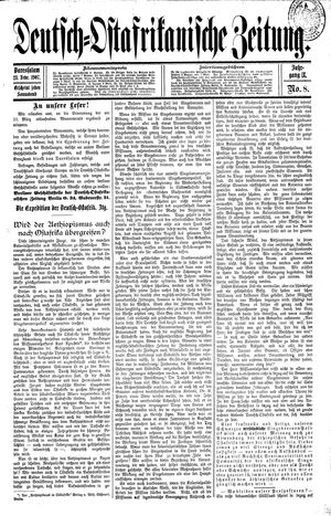 Deutsch-Ostafrikanische Zeitung vom 23.02.1907