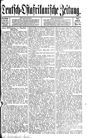 Deutsch-Ostafrikanische Zeitung vom 18.05.1907