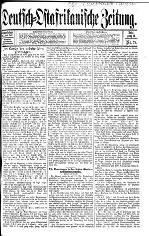 Deutsch-Ostafrikanische Zeitung vom 26.06.1907