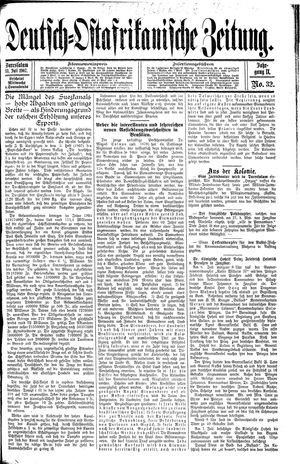 Deutsch-Ostafrikanische Zeitung on Jul 13, 1907