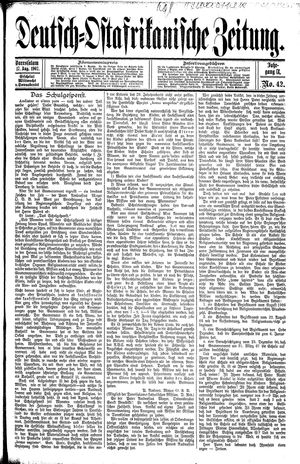 Deutsch-Ostafrikanische Zeitung on Aug 17, 1907