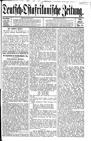Deutsch-Ostafrikanische Zeitung vom 04.09.1907