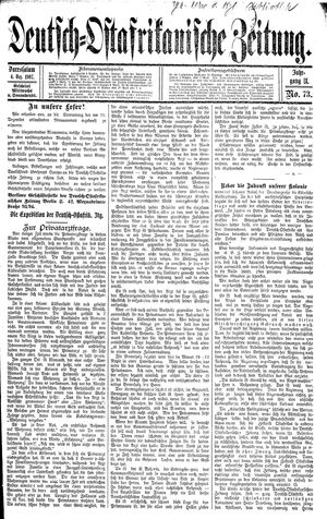 Deutsch-Ostafrikanische Zeitung vom 04.12.1907
