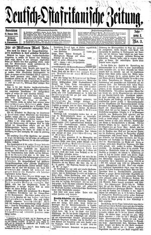 Deutsch-Ostafrikanische Zeitung on Jan 11, 1908