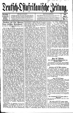 Deutsch-Ostafrikanische Zeitung vom 24.01.1908