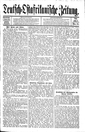 Deutsch-Ostafrikanische Zeitung vom 08.02.1908