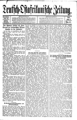 Deutsch-Ostafrikanische Zeitung vom 07.03.1908