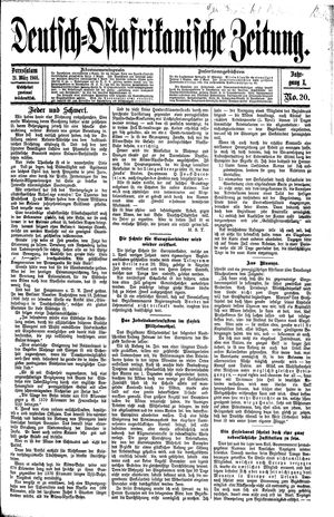 Deutsch-Ostafrikanische Zeitung on Mar 21, 1908