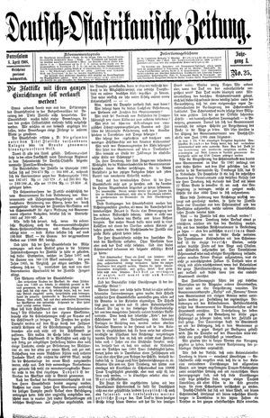 Deutsch-Ostafrikanische Zeitung vom 08.04.1908