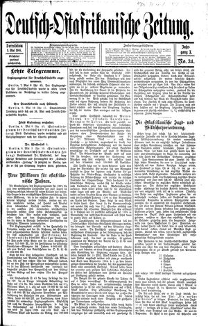 Deutsch-Ostafrikanische Zeitung vom 09.05.1908