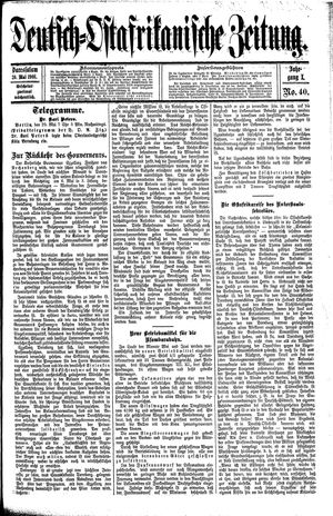 Deutsch-Ostafrikanische Zeitung vom 30.05.1908