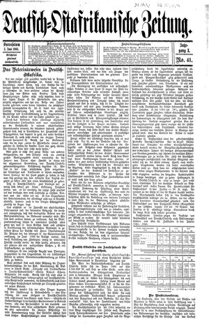 Deutsch-Ostafrikanische Zeitung vom 03.06.1908