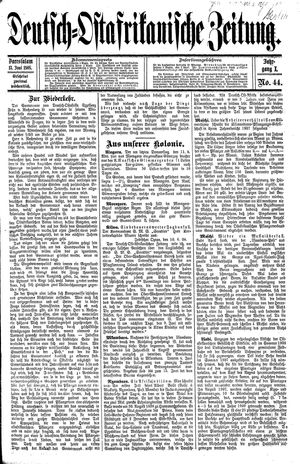 Deutsch-Ostafrikanische Zeitung vom 13.06.1908