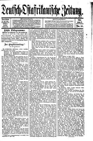 Deutsch-Ostafrikanische Zeitung vom 22.07.1908