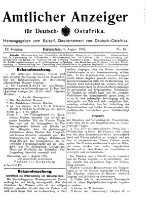 Deutsch-Ostafrikanische Zeitung vom 08.08.1908