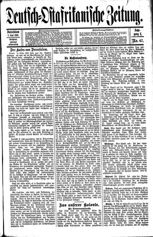 Deutsch-Ostafrikanische Zeitung on Sep 2, 1908