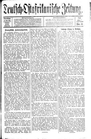 Deutsch-Ostafrikanische Zeitung vom 16.09.1908
