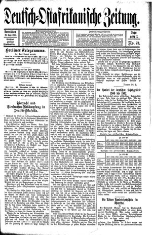Deutsch-Ostafrikanische Zeitung vom 23.09.1908