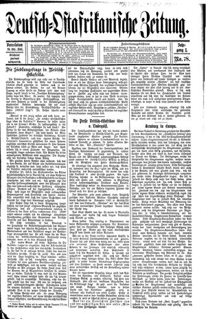 Deutsch-Ostafrikanische Zeitung vom 10.10.1908