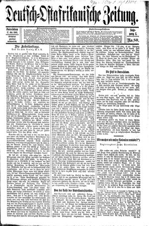 Deutsch-Ostafrikanische Zeitung vom 17.10.1908