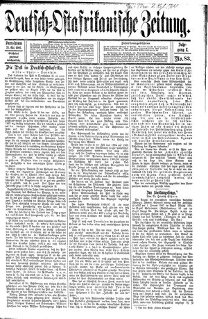 Deutsch-Ostafrikanische Zeitung vom 28.10.1908