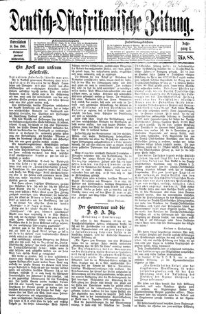 Deutsch-Ostafrikanische Zeitung vom 14.11.1908