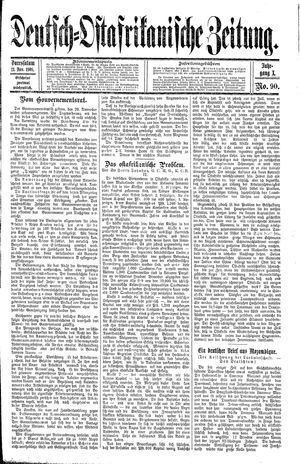 Deutsch-Ostafrikanische Zeitung vom 21.11.1908