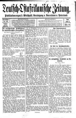 Deutsch-Ostafrikanische Zeitung vom 02.12.1908
