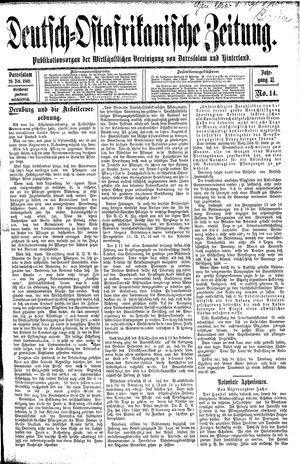 Deutsch-Ostafrikanische Zeitung vom 20.02.1909