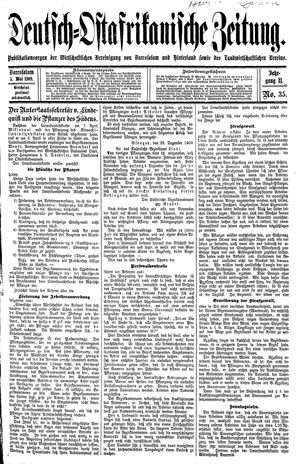 Deutsch-Ostafrikanische Zeitung vom 05.05.1909