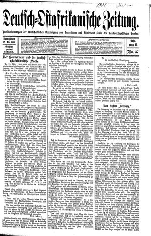 Deutsch-Ostafrikanische Zeitung vom 12.05.1909