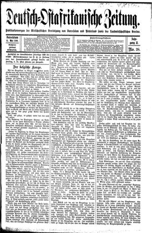 Deutsch-Ostafrikanische Zeitung vom 15.05.1909