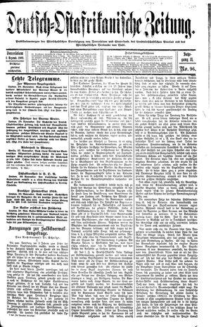 Deutsch-Ostafrikanische Zeitung vom 04.12.1909