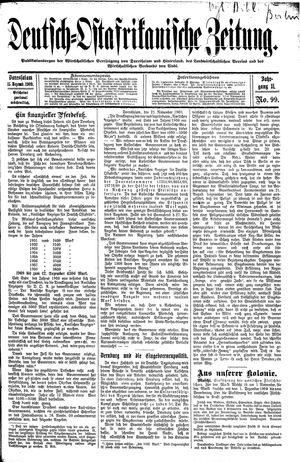Deutsch-Ostafrikanische Zeitung vom 15.12.1909